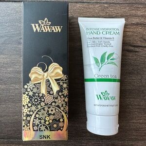 WAWAW SNK Green Tea Intense Hydration Hand Cream Moisturizer - New in Box
